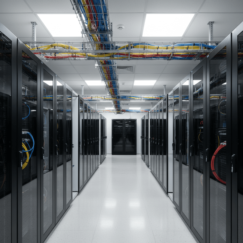 أنظمة الكابلات المنظمة للشبكات في مصر من SISCOM وفق المعايير العالمية لدعم البيانات والصوت والفيديو