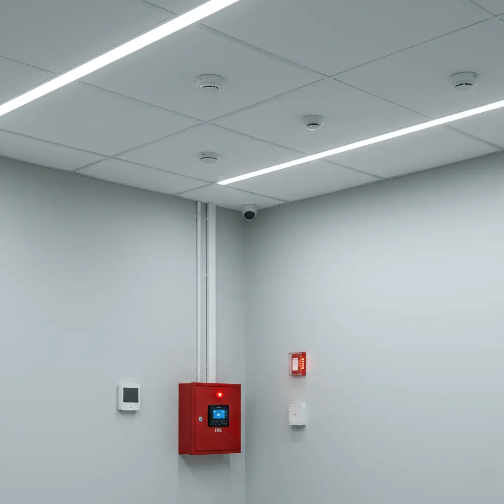 أنظمة إنذار الحريق والسرقة للشركات والمنازل في مصر من SISCOM مع ربط ذكي بالكاميرات والموبايل