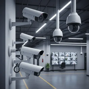 أنظمة كاميرات مراقبة داخلية وخارجية عالية الدقة في مصر من SISCOM مع متابعة عبر الهاتف والتسجيل السحابي