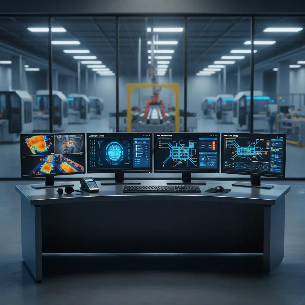 حلول الأمن الصناعي المتكاملة للمصانع والمنشآت الإنتاجية في مصر من سيسكوم