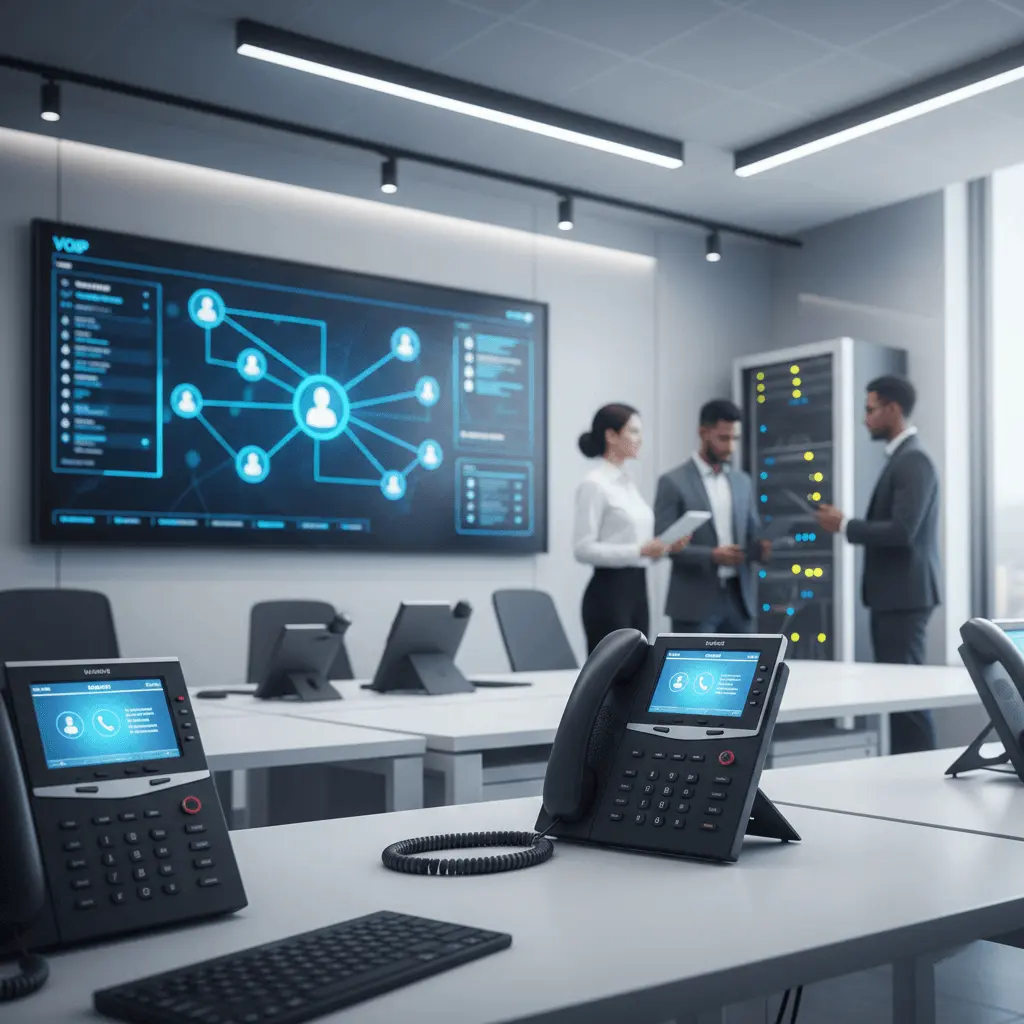 أنظمة VoIP والهواتف عبر الإنترنت للشركات في مصر من SISCOM لتقليل التكاليف وتحسين جودة الاتصالات