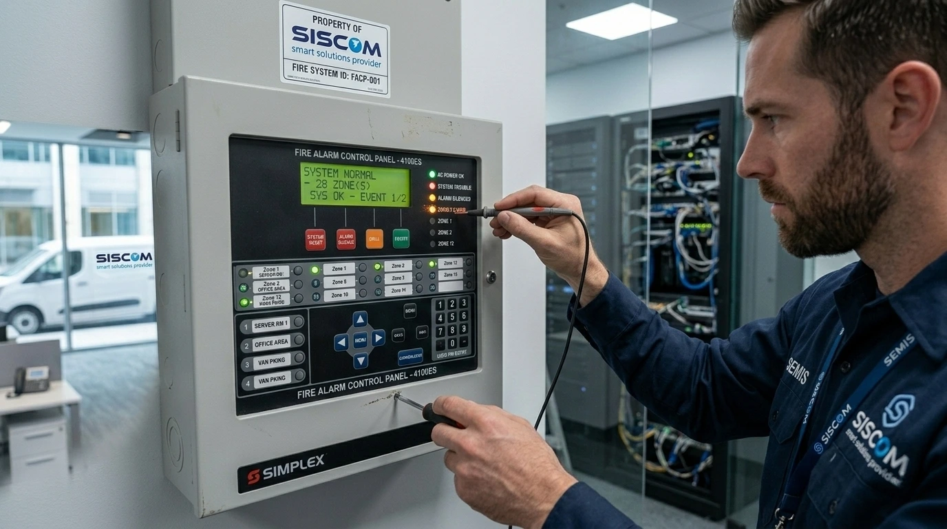 Fire alarm maintenance