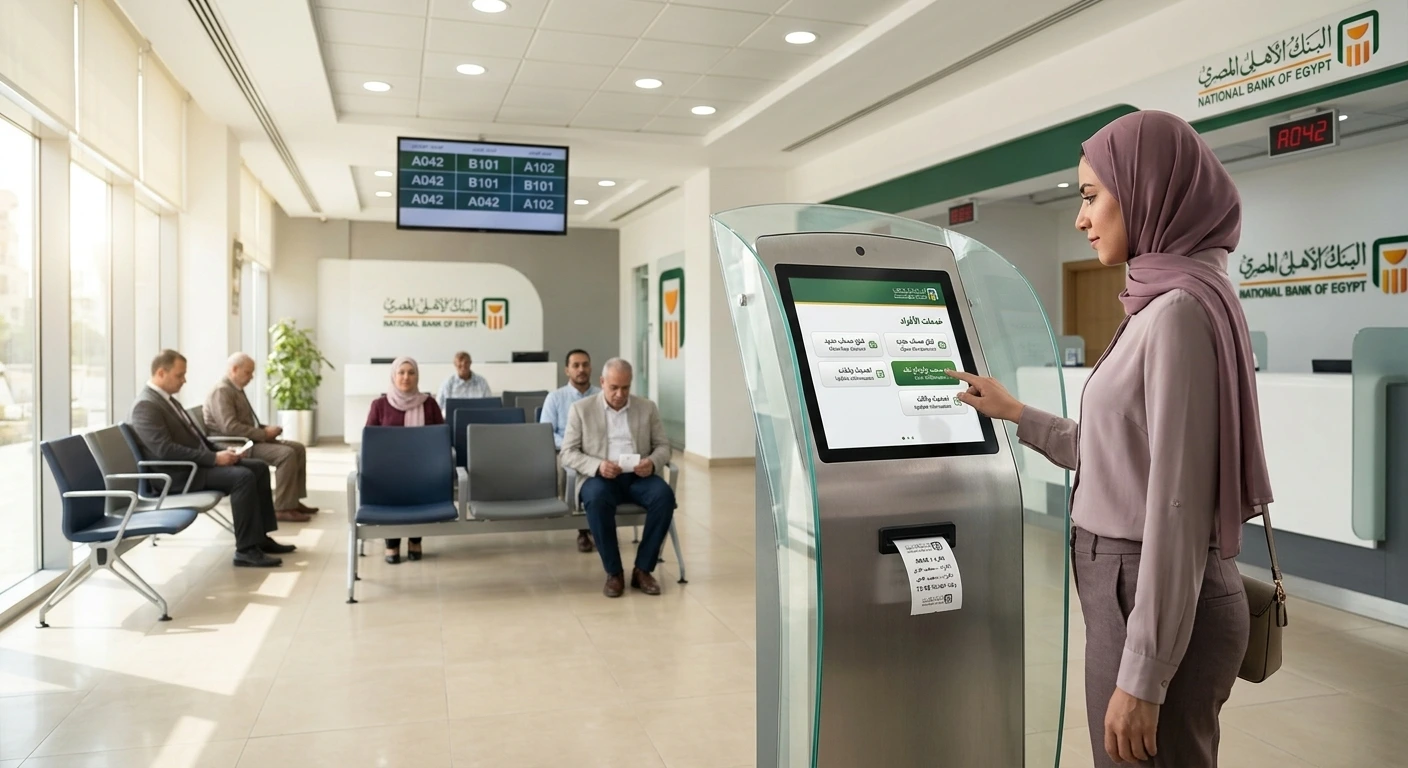 Queue calling display screens and voice announcement system in a bank branch – SISCOM
