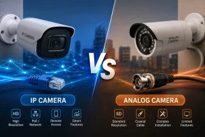 مقارنة التكلفة الإجمالية بين نظام كاميرات IP ونظام Analog في مصر