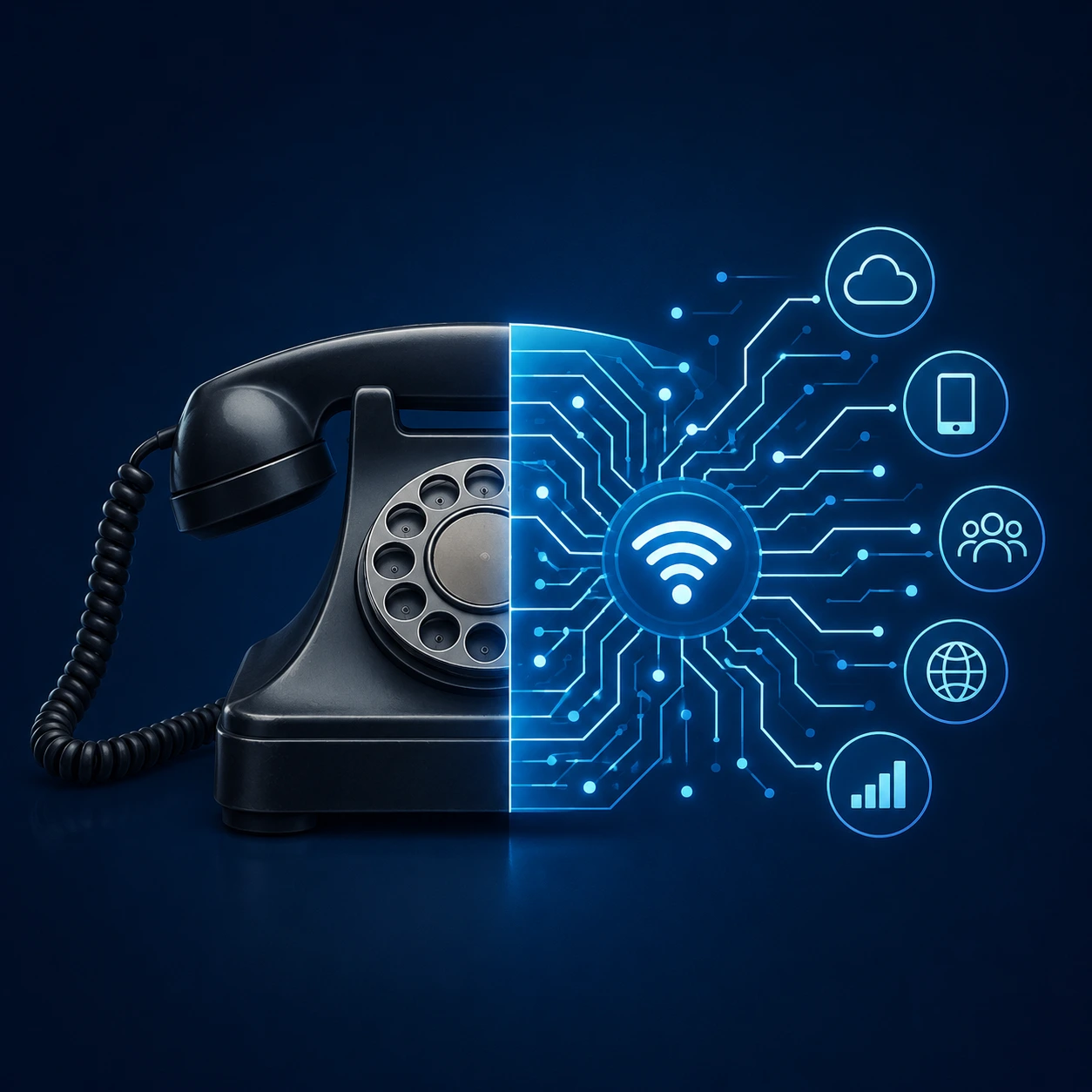تطور السنترالات من الأنظمة التقليدية إلى VoIP